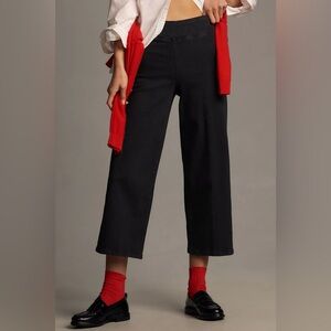 FRAME The Jetset Wide Leg Crop Jean Sheen Noir Black sz2/30-34- Still Full Price